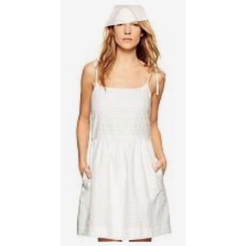 NWT GAP White tie strap dress